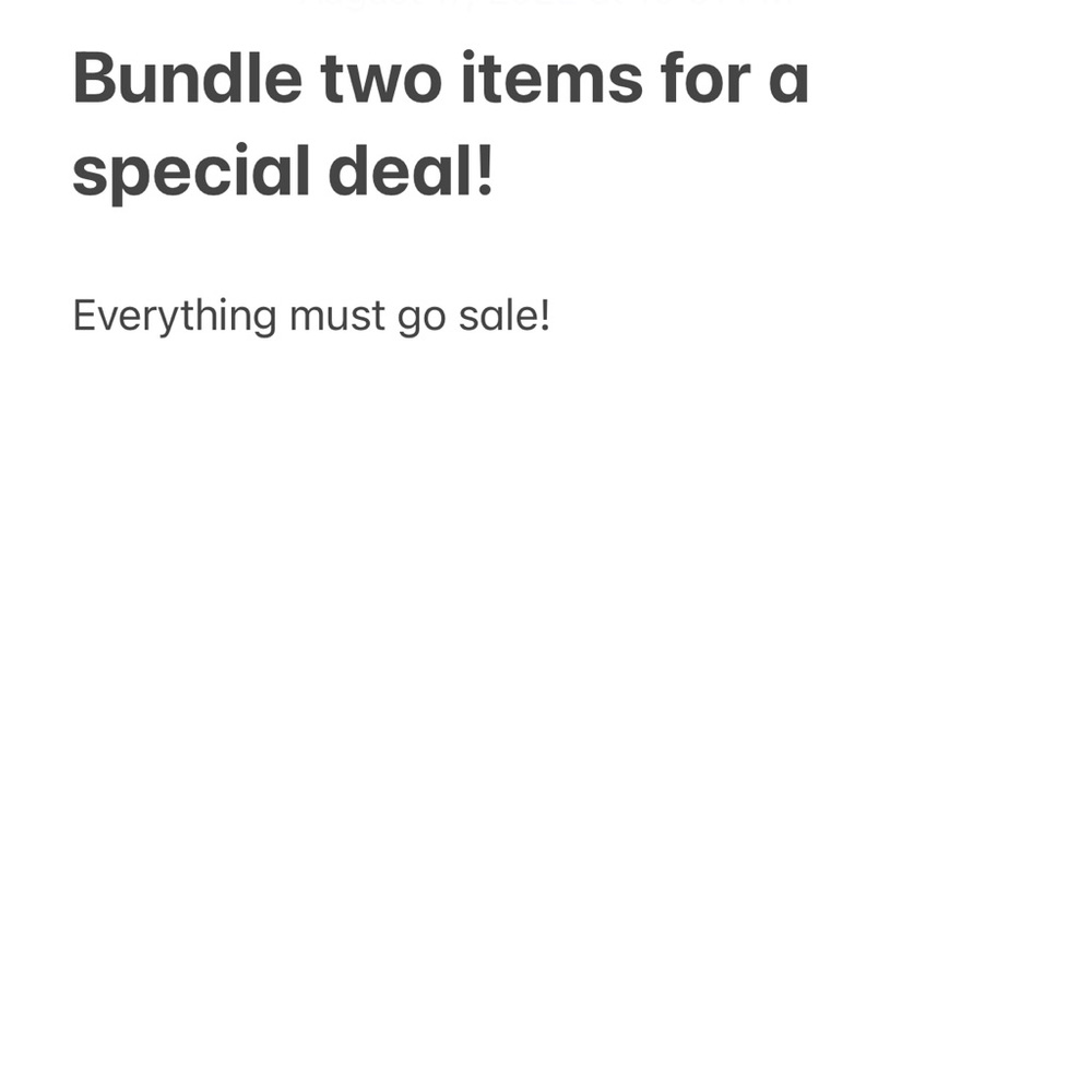 Bundle deal